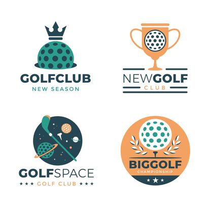 品牌收集高尔夫标志模板在平面设计商业标识公司标识
