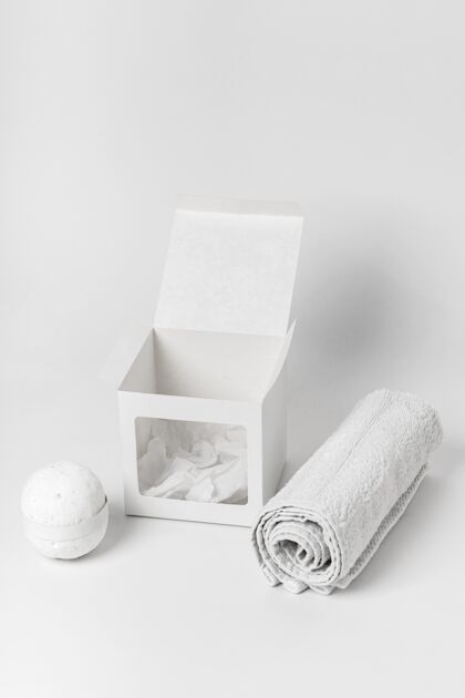 放松毛巾 盒子和浴巾分类芳香疗法安排