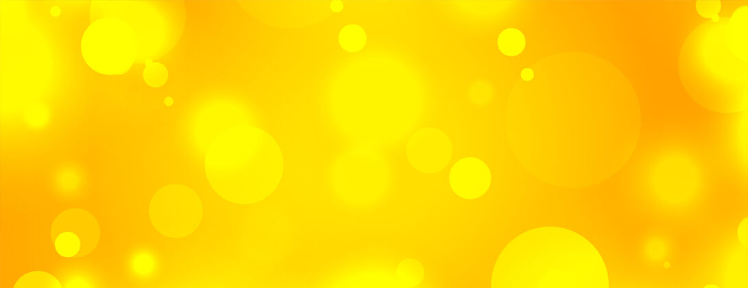 散焦美丽的黄色与波基灯光效果爱模糊粒子