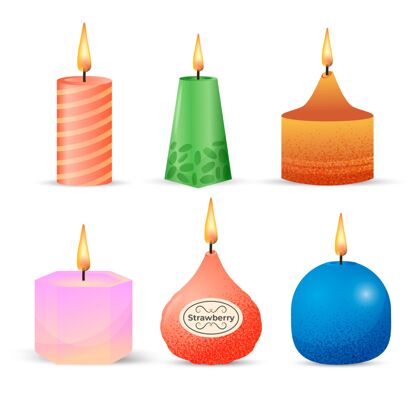 气味详细的香味蜡烛收集包装收集芳香疗法