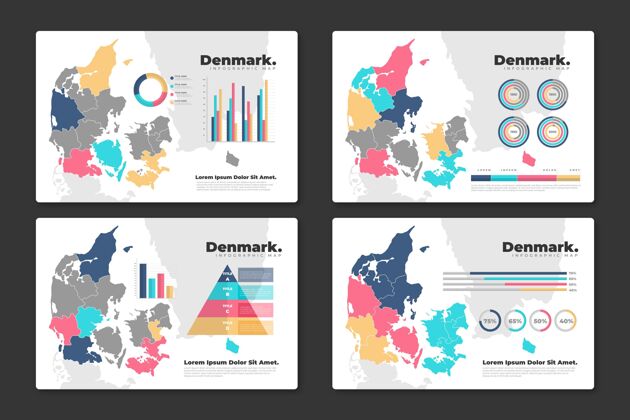 信息平面丹麦地图信息图丹麦进步丹麦地图