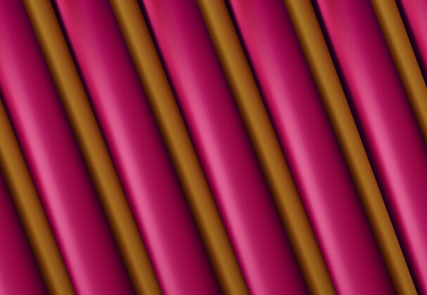 抽象粉金色分层表面抽象几何背景条纹背景图层