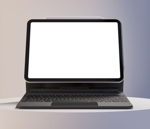 应用程序带键盘的现代平板电脑模型技术电子