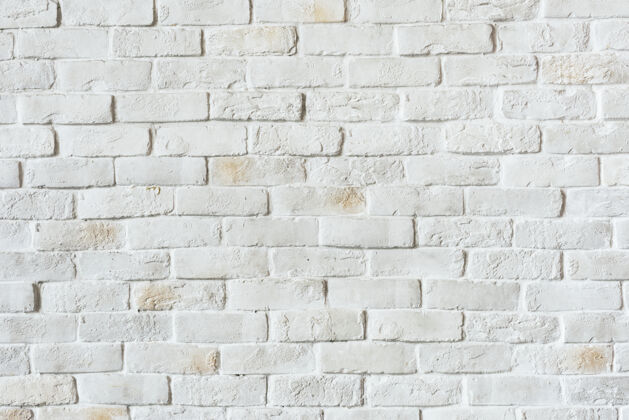 墙白砖墙纹理形状砖表面