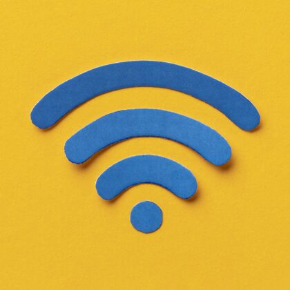 创新wi-fi符号顶视图Wifi平方电信