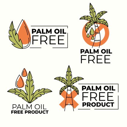 标志棕榈油招牌收藏收集油棕榈油