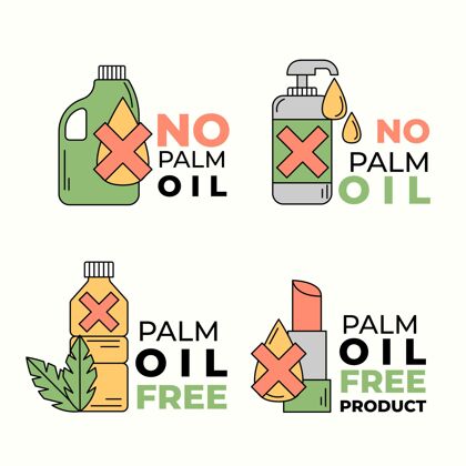 棕榈棕榈油招牌收藏收集设置油